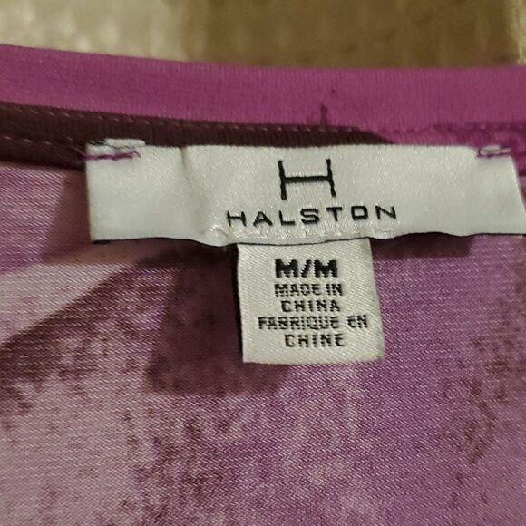 H HALSTON WOMAN SLEEVELESS TOP M/M - Picture 2 of 6